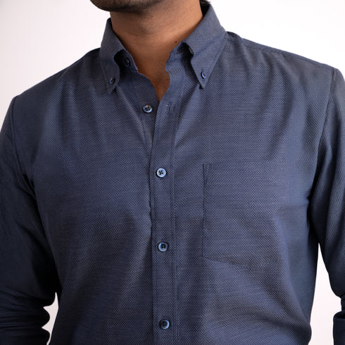 Navy Textured
